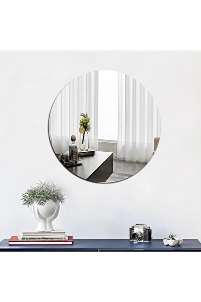 EFFE YAPI DEKOR Dekoratif Çerçevesiz Model 60 Cm Yuvarlak Ayna