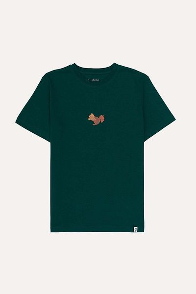 WWF Market Μπλουζάκι Squirrel Premium - Σκούρο Πράσινο