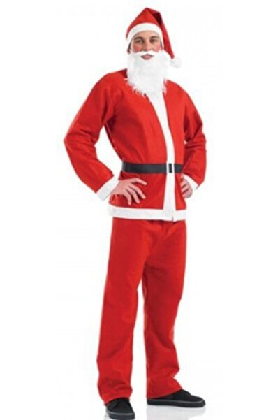 tasarım rengarenk kostüm POLAR NOEL BABA KOSTÜMÜ