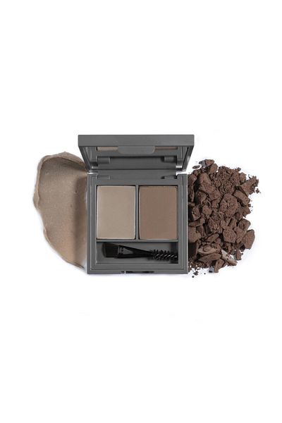 Alix Avien Dark Brown Eyebrow Shaping and Defining Fixing Shadow - Perfect Fix Brow Palette 703 Brown
