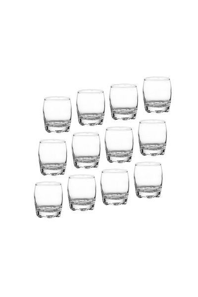 Dania 12 Pieces Mini Turkish Glass Transparent Welcome