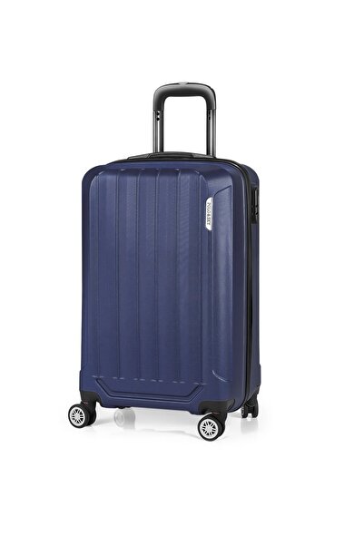 POLO&SKY Spring Model Lacivert Renk Kabin Boy Valiz Bavul