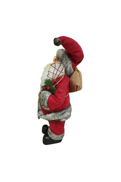 T.Concept Decorative Santa Claus Christmas Figure with Bells 30 cm