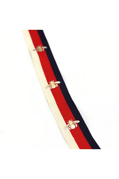bidoluhobi Κορδέλα Grosgrain - 2,5 cm με Μέλισσα