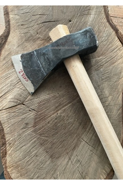 Aki AKİ DÖVME ÇELİK ODUN KIRMA BALTASI ODUN YARMA BALTASI EL YAPIMI 2800GR SAPLI