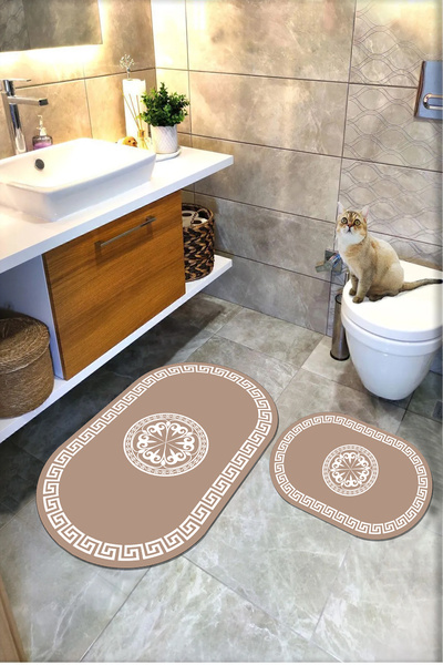 Modern home Washable Non-Slip Base Bath Mat Bath Mat Bathroom Rug