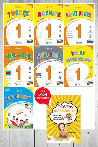 Üçgen Yayıncılık 1.Sınıf Beceri Temelli İlkokul Seti (2.Dönem) 2024-2025