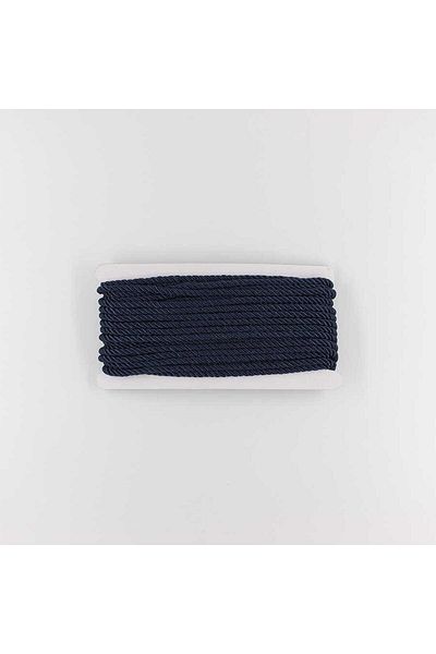 MASAL TUHAFİYE HALAT Navy Blue Cord - 6 MM 3 μέτρα Σχοινί Ελαφρύ κορδόνι