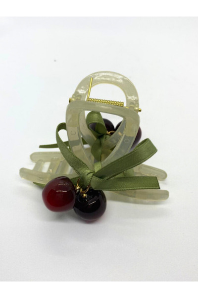 Brassito تصميم أنيق بإبزيم على شكل الكرز ثلاثي الأبعاد مع خيارات الألوان