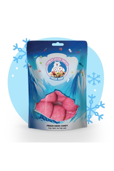 Crunchy Catchy Snacks شاميلو مجفف بالتجميد هاريبو كبير 150 جرام