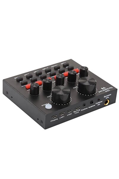 Mi7a BM800 Live Ses Efektli Ses Kartlı Mikrofon Profesyonel Stüdyo Kayıt Kiti Canlı Yayın Seti Bilgisayar