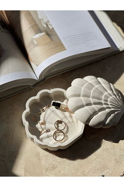ALADAĞ HOME Decorative Seashell Box Where Elegance and Functionality Meets