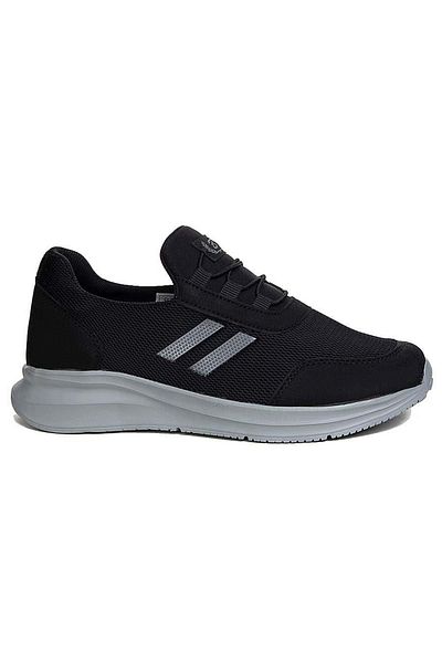 Kocamanlar Ayakkabı Black Sea 602 Aqa Laceless Unisex Sports Shoes BLACK-SMOKE