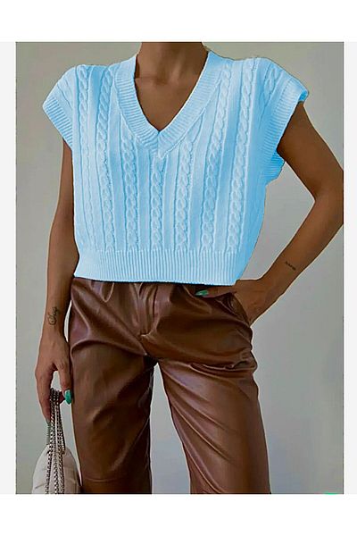 MODA MHE Плетен пуловер MODA MH