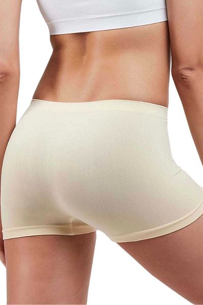 Lustrous Love Elite Life Seamless Women's Boxer Skin Shorts 830