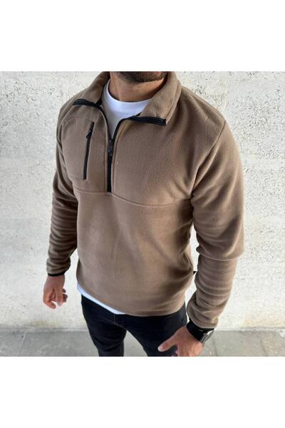 REX MODA Yarım Fermuar Polar