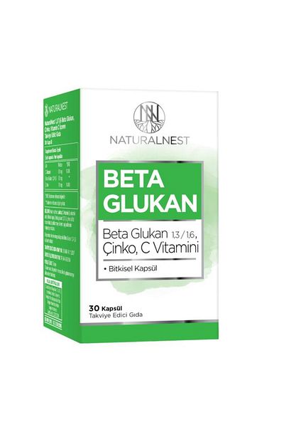 Naturalnest Beta Glucan - 30 Hard Capsule Tablets