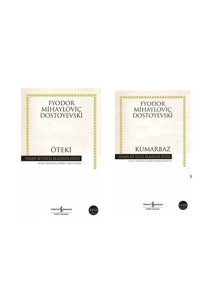 TÜRKİYE İŞ BANKASI KÜLTÜR YAYINLARI Öteki - Kumarbaz Fyodor Mihayloviç Dostoy...