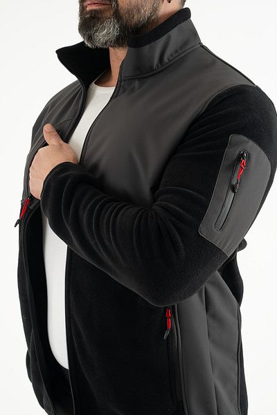 Longberg Men's Softshell Garnished Fleece