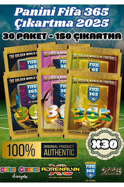 Doğan Oyuncak Dünyası Panini Fifa 365 2025 - 30 Pack Football Player Out Player Card