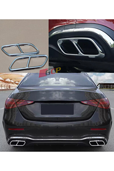 GCP German Car Parts W206 Egzoz Ucu - W206 Çift Çıkış Egzoz ucu C180 C200D