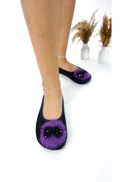 CEYDA SHOES أحذية باليه مخملية فاخرة للاستخدام اليومي - هدية، شباشب، أحذية طويلة وأحذية عرض