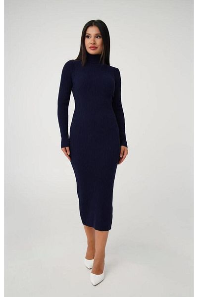 DESING HS Rochie de damă tricotată cu nervuri camisole