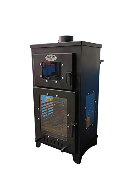 Üçbilek Isıfen 500 Wp Kuzineli Pelet Ve Odun Sobası