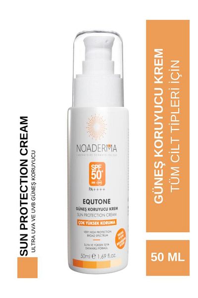 NOADERMA Equtone New Generation Sunscreen - Filtered SPF50 Cream 50ml