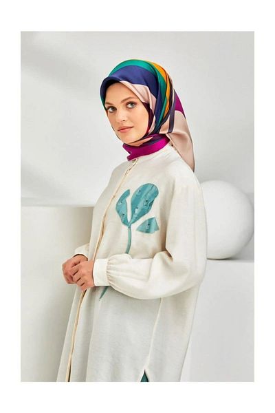 Armine Eșarfă din mătase ARMİNE TWILL SERIA NOSTALGIA 8301D04-84