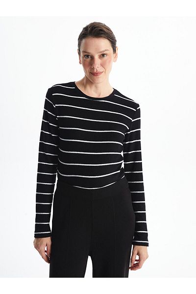 LC Waikiki LCW Crew Neck Striped Women's T-Shirt
