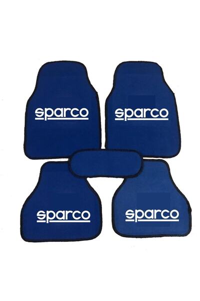 poyoto Tofaş Serçe Sparco Mavi Halıfleks 5 Parça Paspas Seti
