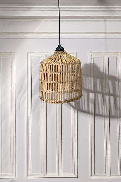 HAKİCİ Special Production Natural Handmade Wicker Chandelier