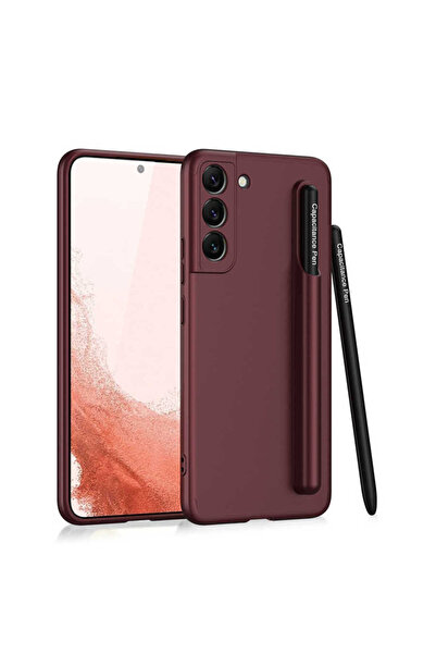 Hatreds Galaxy S22 Kılıf Kalemli Mat Tasarımlı A++ Kalite Kapak