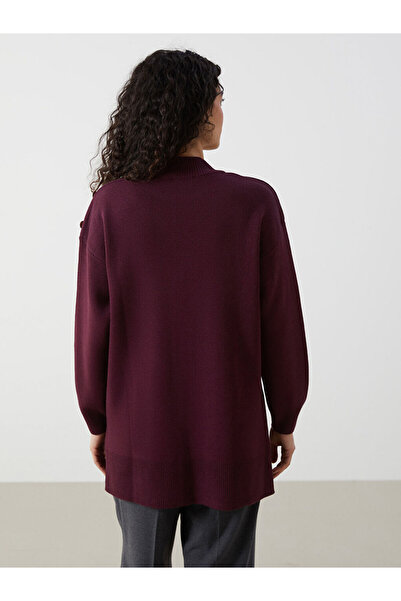 LC Waikiki LCW Dik Yaka Kadın Triko Tunik