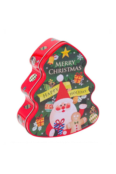 Josellini صندوق معدني على شكل شجرة عيد الميلاد