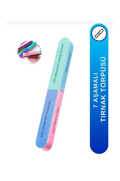 MİNİFİYONK 7-Sided Nail File Prosthesis And Normal Nail Polisher Nail File
