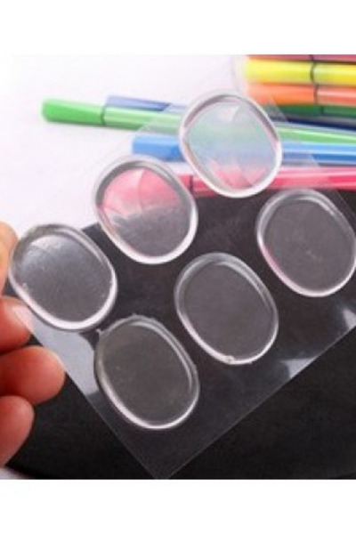 Hane Dostu 6 Adet Silikon Ayakkabı Vurma Önleyici Ayak Pedi