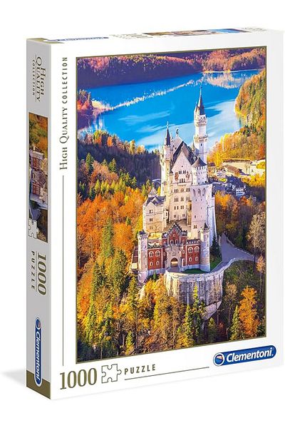 CLEMENTONI Neuschwanstein 1000 Piece High Quality Collection Adult Puzzle