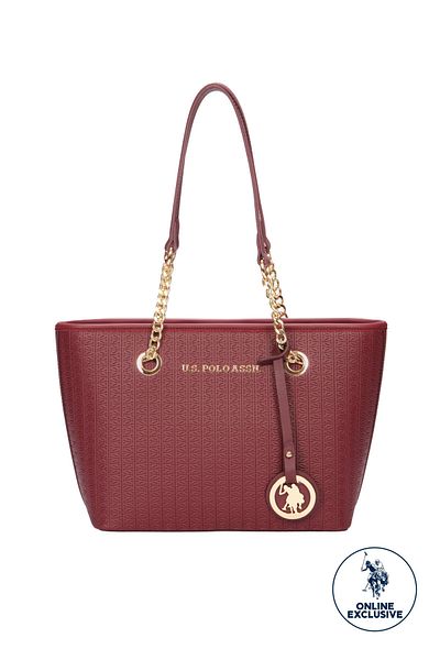 U.S. Polo Assn. Geanta de umar Rosie Claret pentru Dama - Us8623 Online Exclusiv