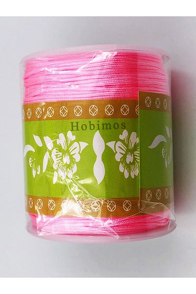 Hobimos 0.8 mm Pink Parachute Lanyard 100 Meters - Bracelet Lanyard - Jewelry Accessory Lanyard