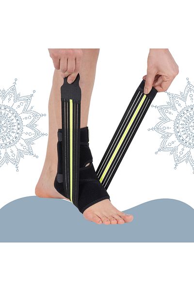 APLUSSAĞLIK High Quality Malleol & Pad Support Foot Brace - with Eight Bandages