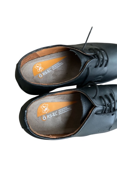 kho military design Lastik Taban Harici Deri Ayakkabı (43 Numara-Sıfır Ürün)