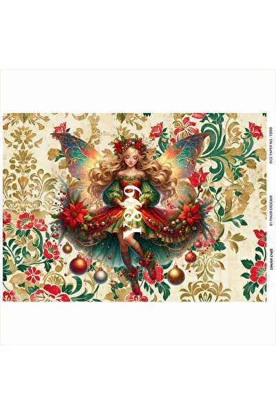 LİNEART PİRİNÇ DEKOPAJ KAĞIDI Y899 YENİYIL