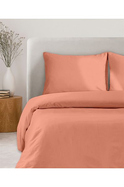 Evim 100% Cotton Akfil Duvet Cover Set - 160X220 cm Orang