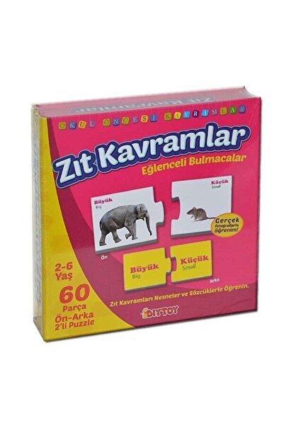 kaan oyuncak Zıt Kavramlar 60 Parça Puzzle