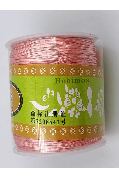 Hobimos 0.8 mm Pink Color Parachute Lanyard 100 Meters - Bracelet Lanyard - Jewelry Accessory Lanyard K182