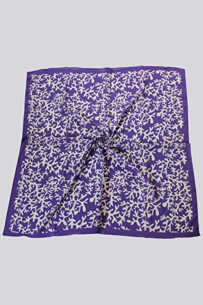 QUM İPEK Шарф з моховим візерунком