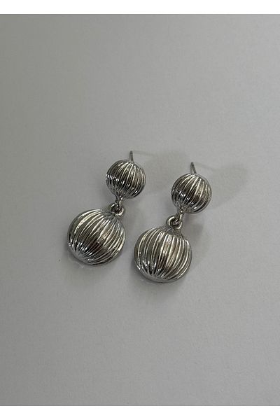 KİLİGİSTANBUL Earrings with 2 Heads 3 cm