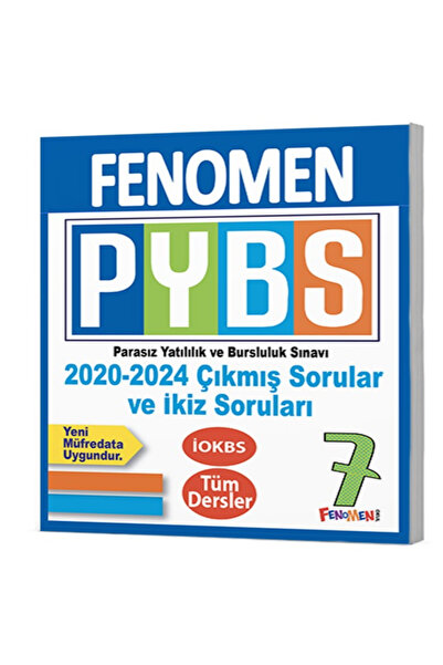 Fenomen Yayıncılık FENOMEN 7 PYBS TÜM DERSLER ÇIKMIS SORULAR VE IKIZ SORULARI...